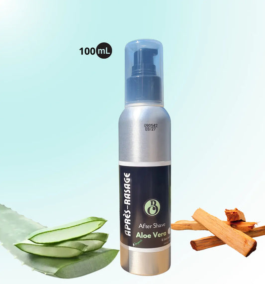 Après-rasage à l'aloe vera parfum de bois de santal