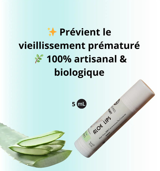 Baume à Lèvres Naturel à l’Aloe Vera